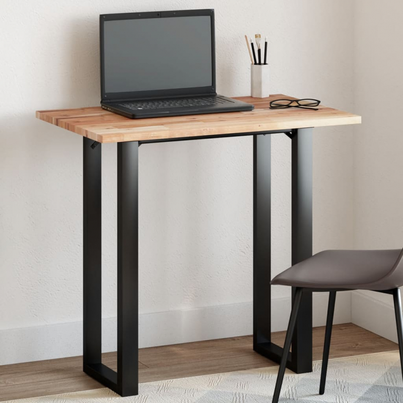 Tischplatte Rechteckig 60x50x2 cm Massivholz Akazie