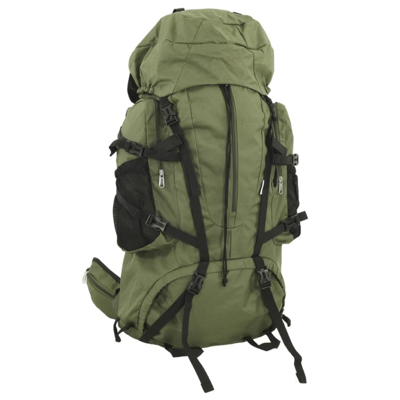 Wanderrucksack Armeegrün 80 L Oxford-Gewebe