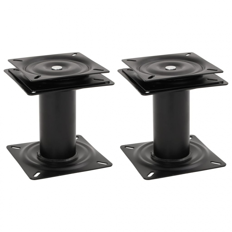 Bootssitz-Podeste 2 Stk. 360° Drehbar Stahl