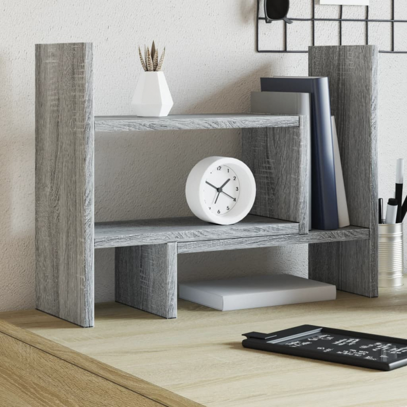 Schreibtisch-Organizer Grau Sonoma 38,5x17x39 cm Holzwerkstoff