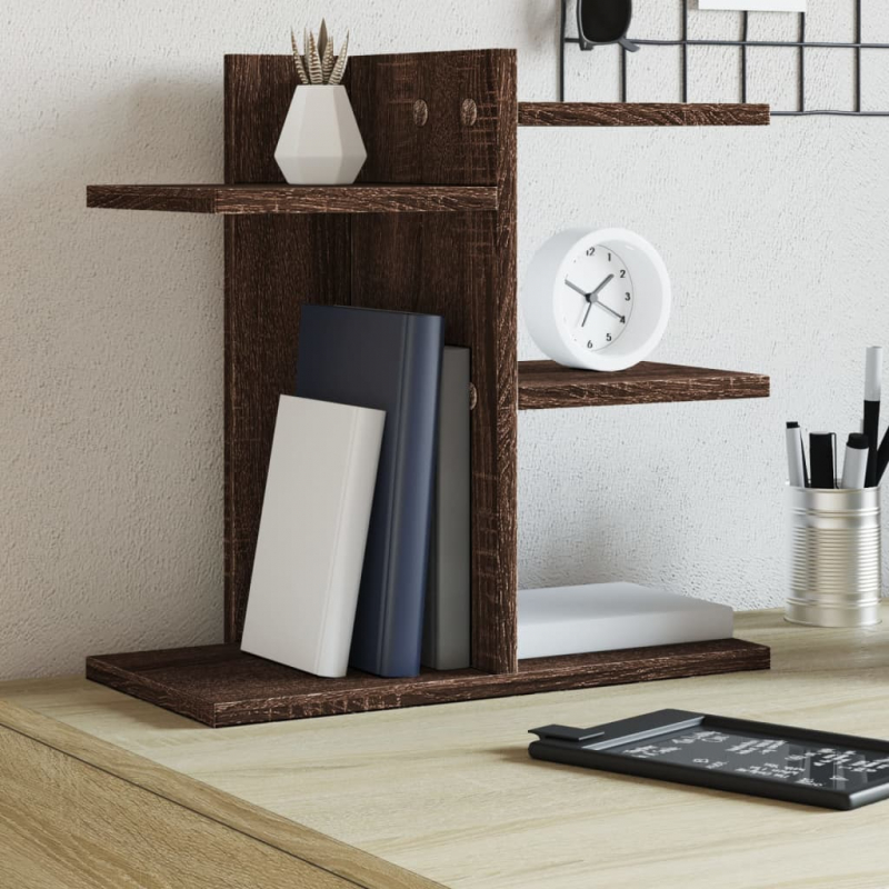 Schreibtisch-Organizer Eichen-Optik 42x21,5x42 cm Holzwerkstoff