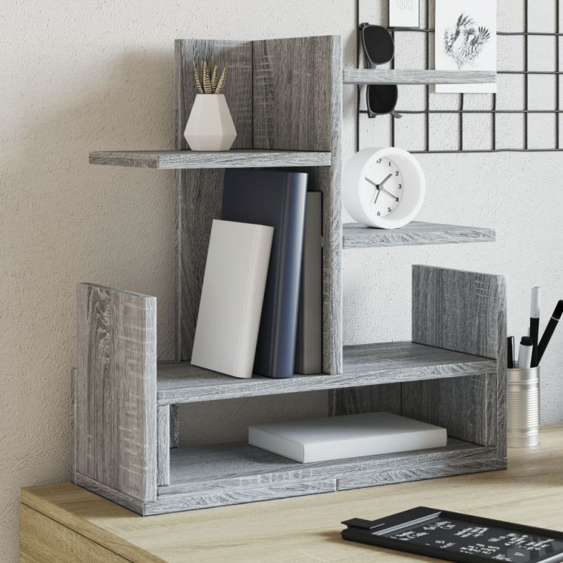 Schreibtisch-Organizer Grau Sonoma 49x20x52,5 cm Holzwerkstoff