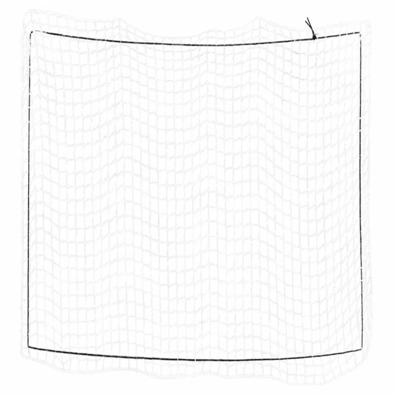 Anhängernetz mit Gummiseil Weiß 3x3 m PP