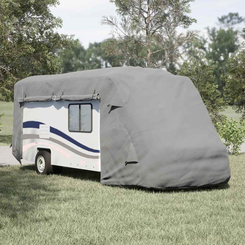 Schutzhülle für Wohnmobil Grau 660x235x275 cm Vliesstoff
