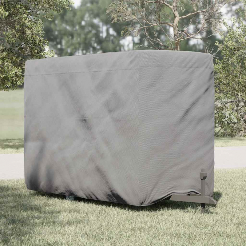 Schutzhülle für Pferdeanhänger Grau 396x178x250 cm Vliesstoff