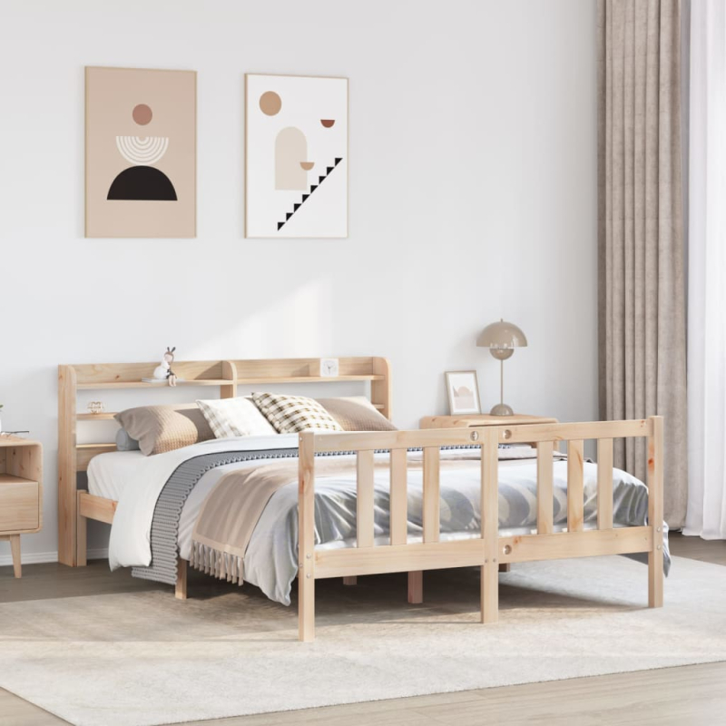 Bettgestell mit Kopfteil ohne Matratze 120x200 cm
