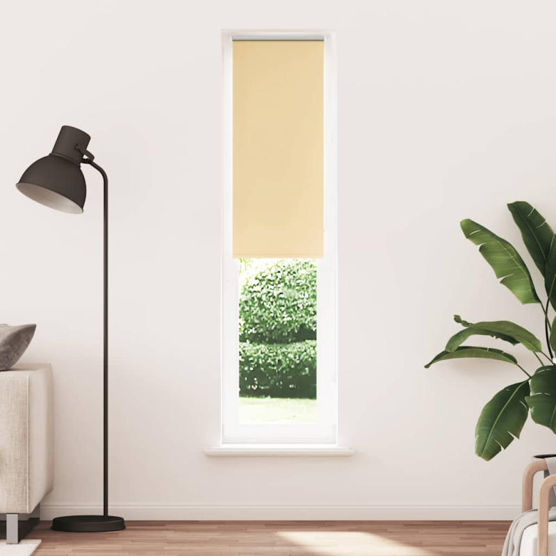 Verdunkelungsrollo Beige 55x210cm Stoffbreite 50,7 cm Polyester