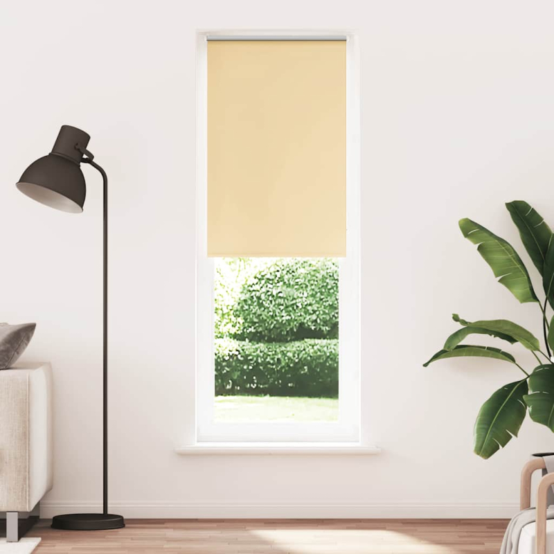 Verdunkelungsrollo Beige 65x210cm Stoffbreite 60,7 cm Polyester