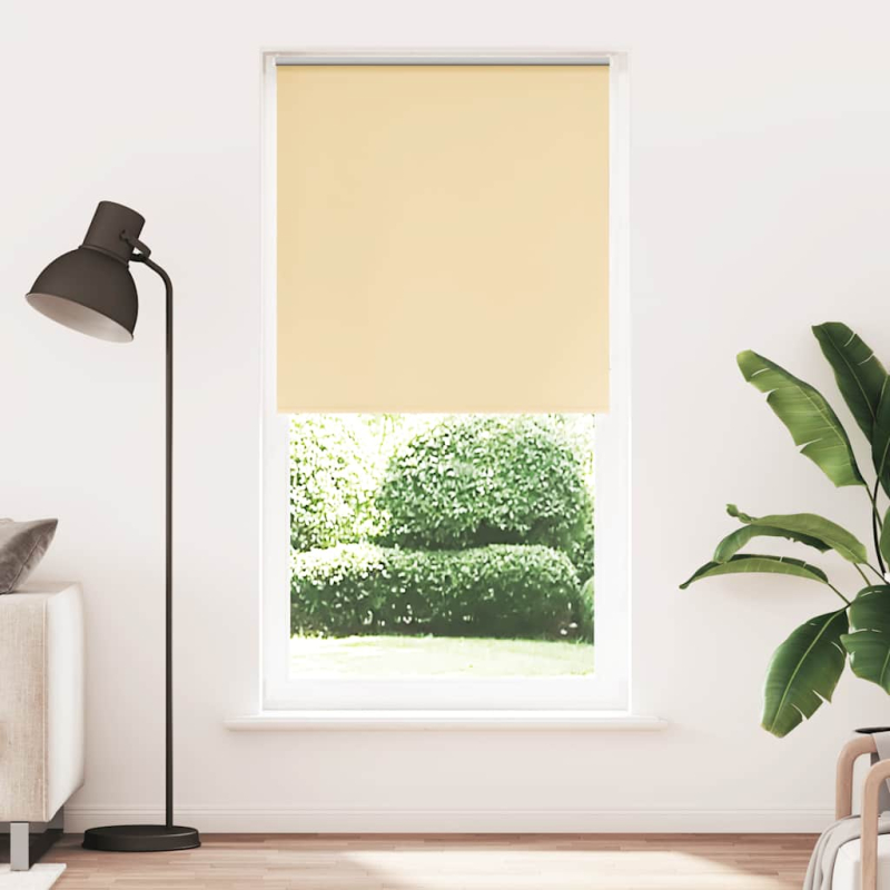 Verdunkelungsrollo Beige 100x210cm Stoffbreite 95,7cm Polyester