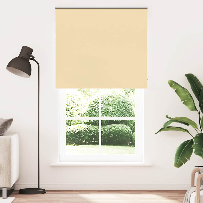 Verdunkelungsrollo Beige 120x210 cm Stoffbreite 116,6 cm