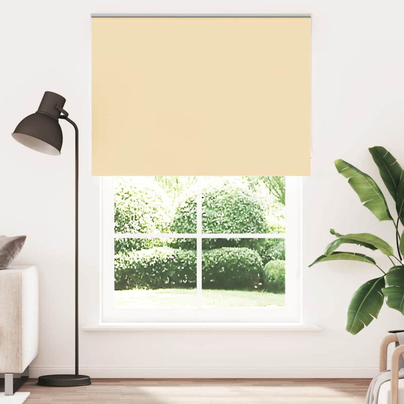 Verdunkelungsrollo Beige 145x210 cm Stoffbreite 141,6 cm