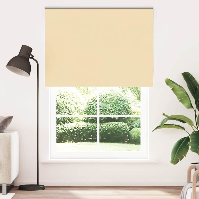 Verdunkelungsrollo Beige 150x210 cm Stoffbreite 146,6 cm