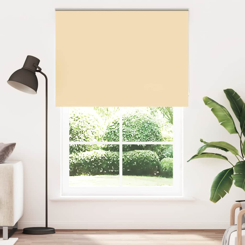 Verdunkelungsrollo Beige 155x210 cm Stoffbreite 151,6 cm