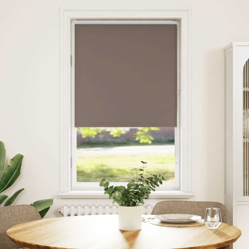 Verdunkelungsrollo Kaffeebraun 85x130cm Stoffbreite 80,7 cm