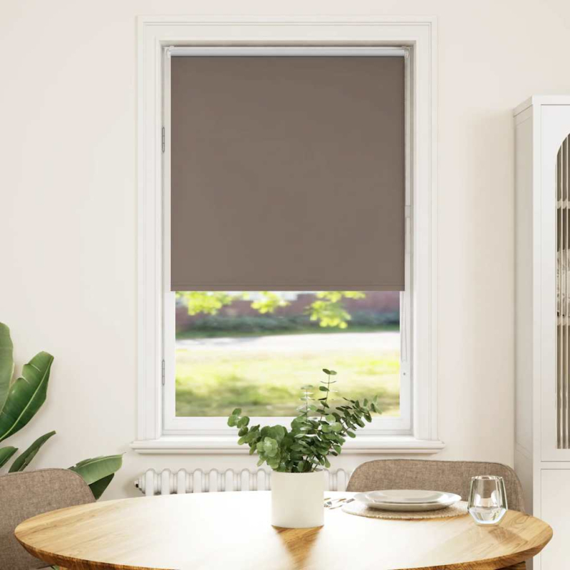 Verdunkelungsrollo Kaffeebraun 80x150cm Stoffbreite 75,7 cm