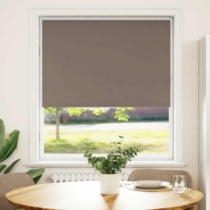 Verdunkelungsrollo Kaffeebraun 90x150cm Stoffbreite 85,7 cm