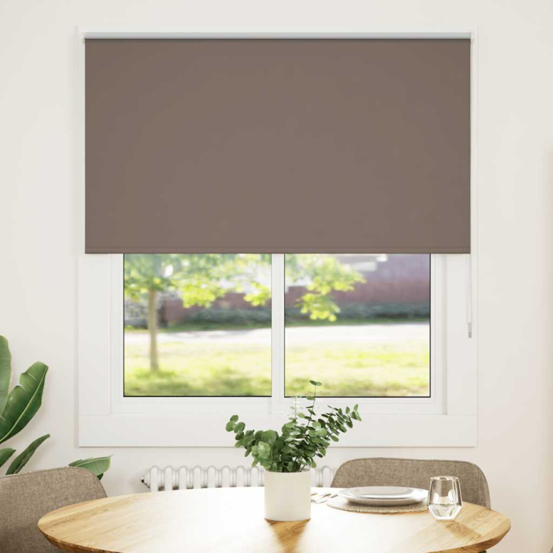 Verdunkelungsrollo Kaffeebraun 120x150 cm Stoffbreite 116,6 cm