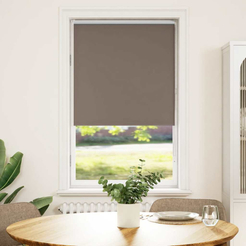 Verdunkelungsrollo Kaffeebraun 75x175cm Stoffbreite 70,7 cm