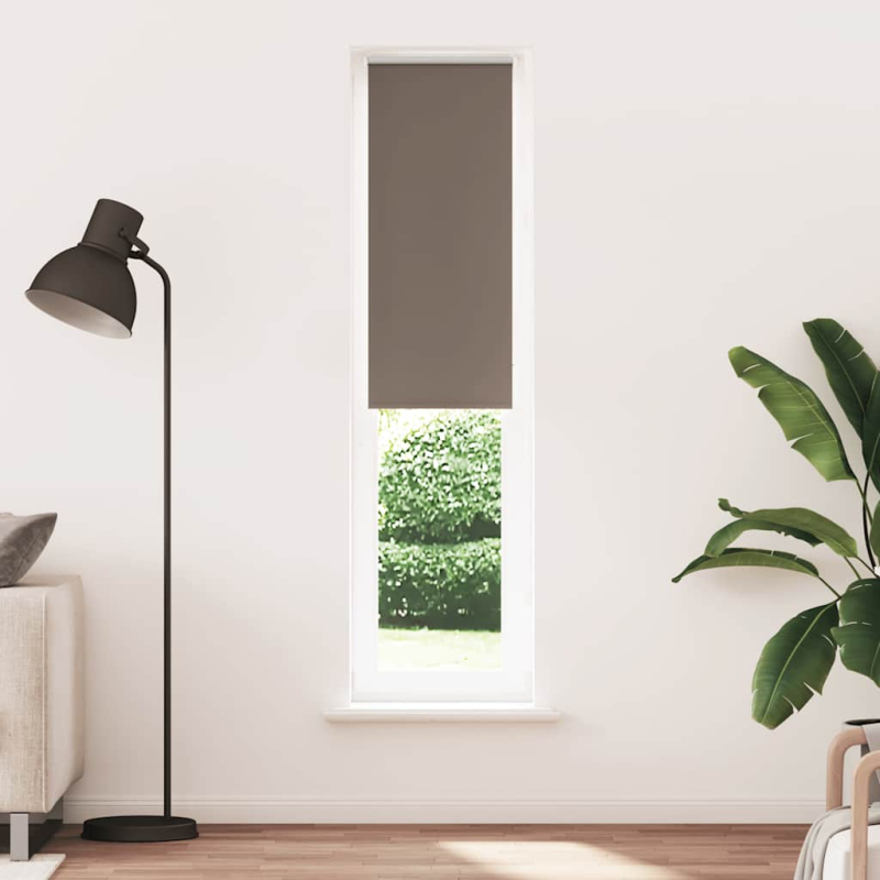 Verdunkelungsrollo Kaffeebraun 60x210cm Stoffbreite 55,7 cm