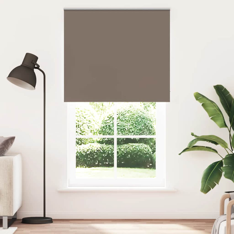 Verdunkelungsrollo Kaffeebraun 135x210 cm Stoffbreite 131,6 cm