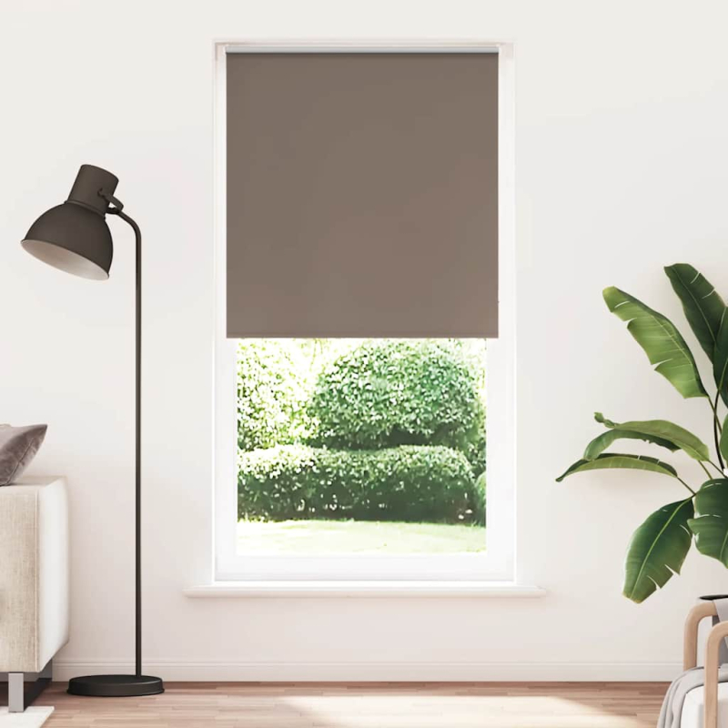 Verdunkelungsrollo Kaffeebraun 115x230 cm Stoffbreite 110,7 cm