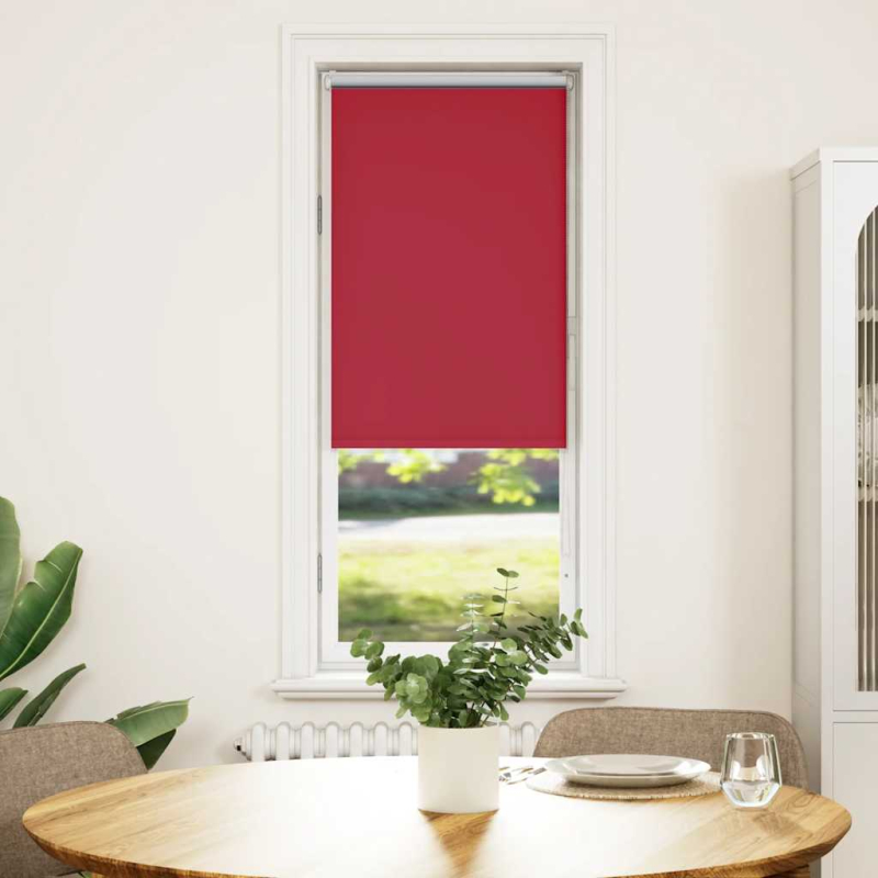 Verdunkelungsrollo Rot 60x130 cm Stoffbreite 55,7 cm Polyester