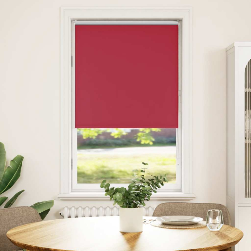 Verdunkelungsrollo Rot 70x150 cm Stoffbreite 65,7 cm Polyester