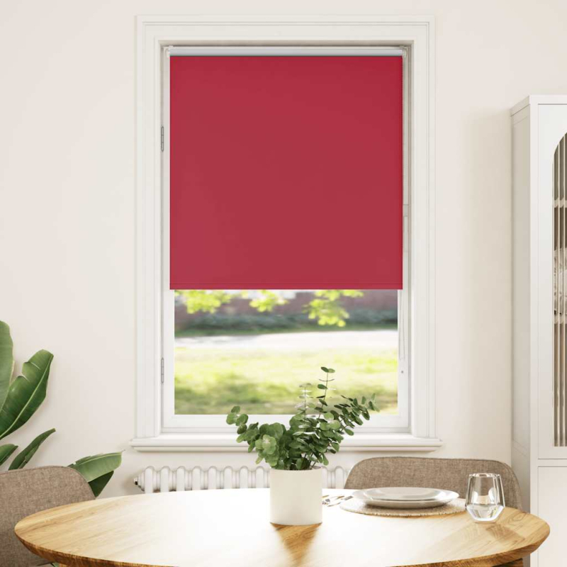 Verdunkelungsrollo Rot 85x150 cm Stoffbreite 80,7 cm Polyester