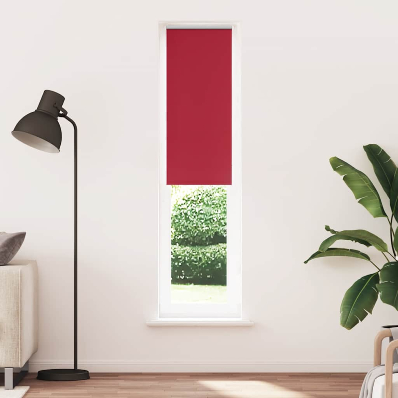 Verdunkelungsrollo Rot 45x210 cm Stoffbreite 40,7 cm Polyester