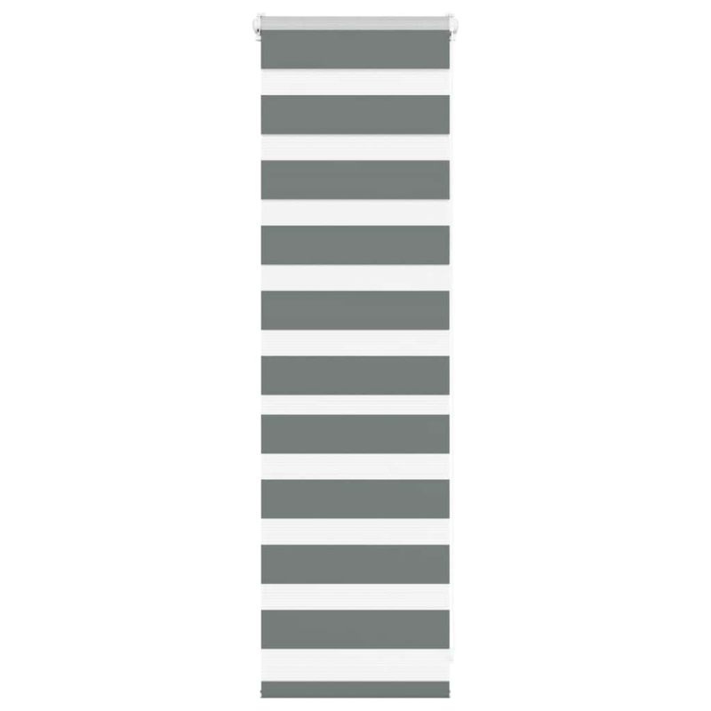 Zebrarollo Dunkelgrau 45x100 cm Stoffbreite 40,9 cm Polyester