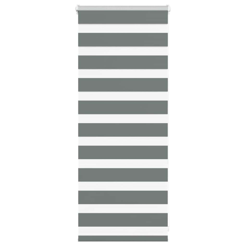 Zebrarollo Dunkelgrau 65x100 cm Stoffbreite 60,9 cm Polyester