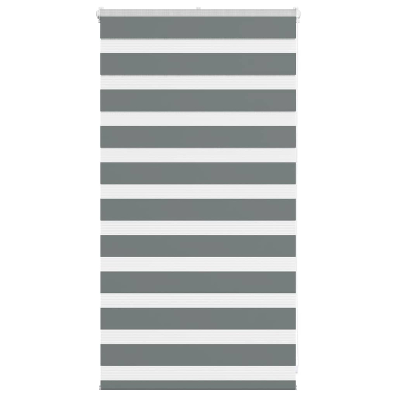 Zebrarollo Dunkelgrau 85x100 cm Stoffbreite 80,9 cm Polyester