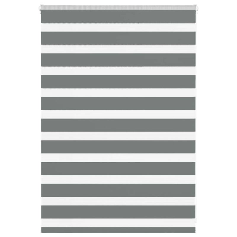 Zebrarollo Dunkelgrau 95x100 cm Stoffbreite 90,9 cm Polyester