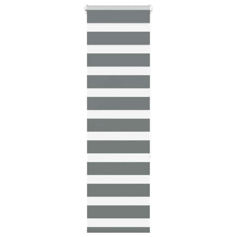Zebrarollo Dunkelgrau 40x150 cm Stoffbreite 35,9 cm Polyester