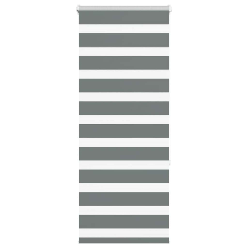 Zebrarollo Dunkelgrau 60x150 cm Stoffbreite 55,9 cm Polyester