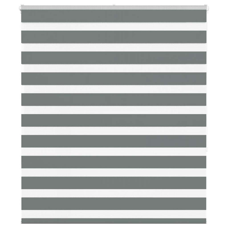Zebrarollo Dunkelgrau 120x150 cm Stoffbreite 115,9 cm Polyester