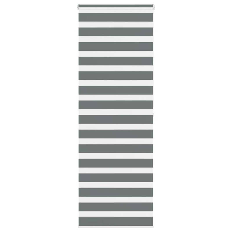 Zebrarollo Dunkelgrau 85x200 cm Stoffbreite 80,9 cm Polyester