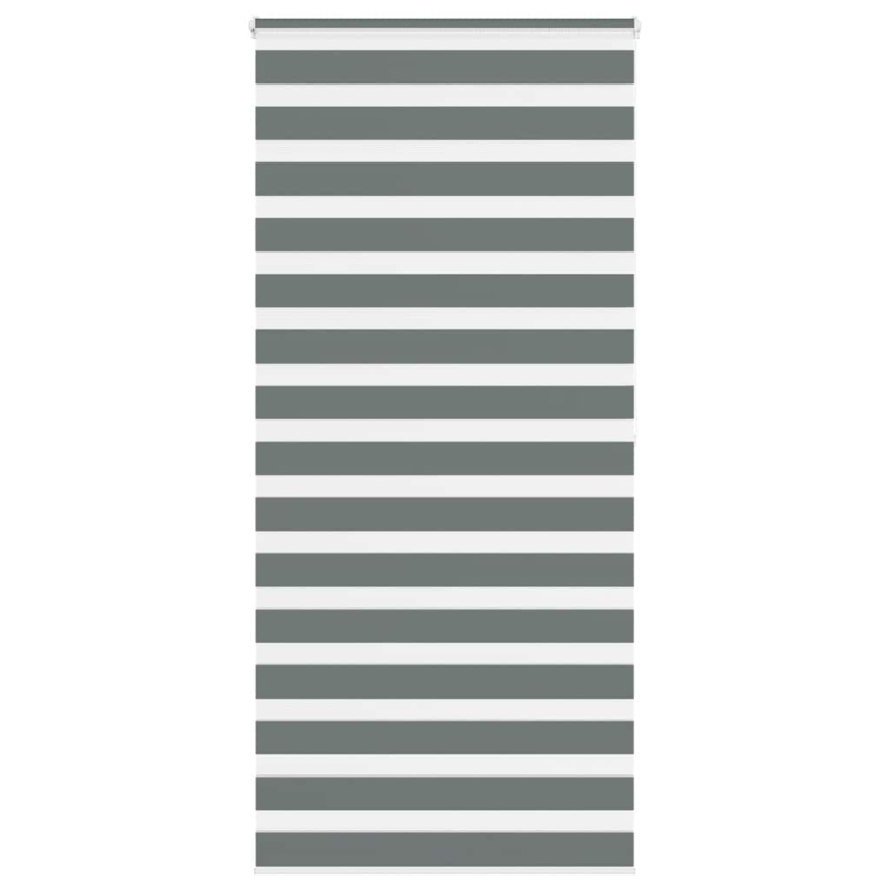 Zebrarollo Dunkelgrau 95x200 cm Stoffbreite 90,9 cm Polyester