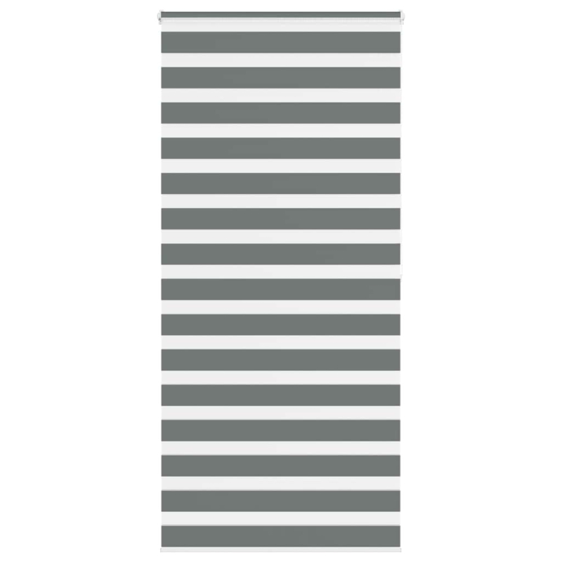 Zebrarollo Dunkelgrau 110x200 cm Stoffbreite 105,9 cm Polyester