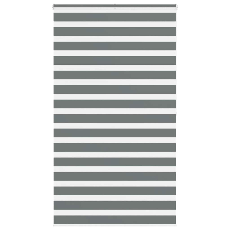 Zebrarollo Dunkelgrau 120x200 cm Stoffbreite 115,9 cm Polyester