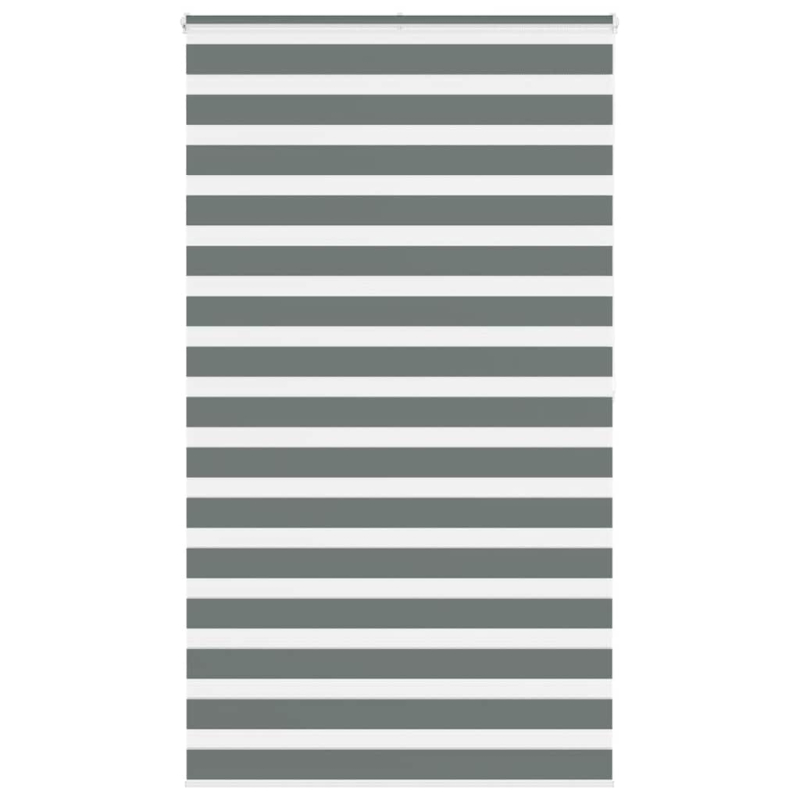 Zebrarollo Dunkelgrau 135x200 cm Stoffbreite 130,9 cm Polyester