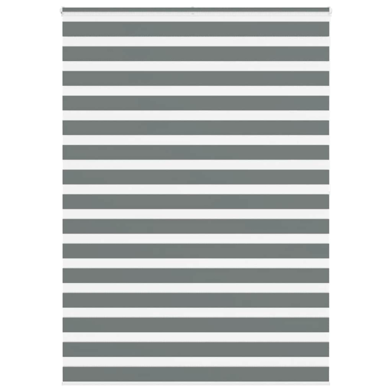 Zebrarollo Dunkelgrau 165x200 cm Stoffbreite 160,9 cm Polyester