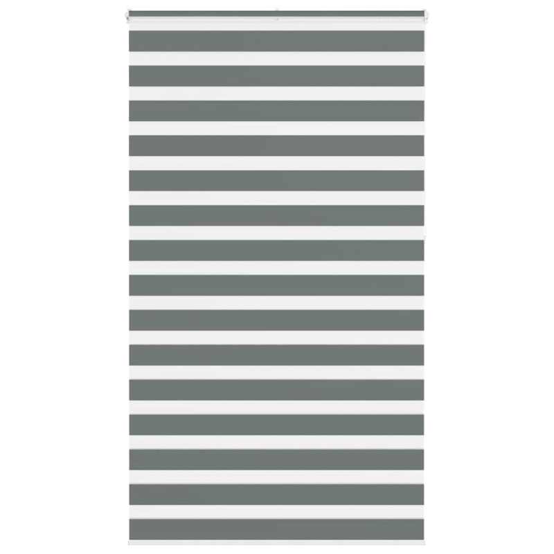 Zebrarollo Dunkelgrau 125x230 cm Stoffbreite 120,9 cm Polyester