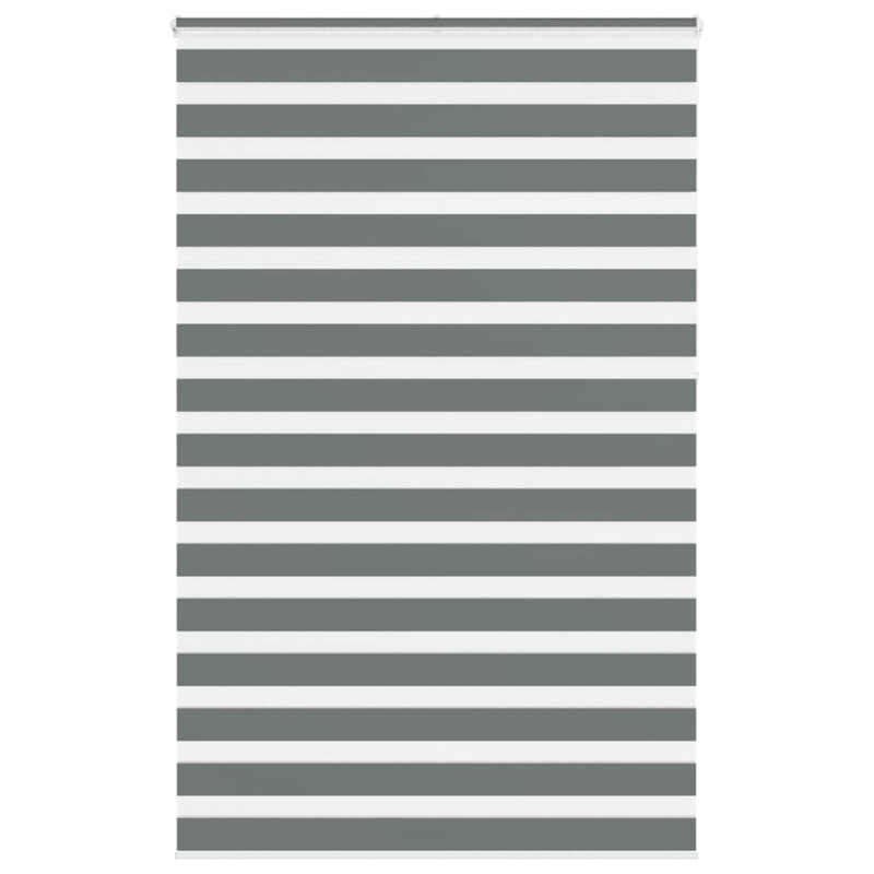 Zebrarollo Dunkelgrau 140x230 cm Stoffbreite 135,9 cm Polyester