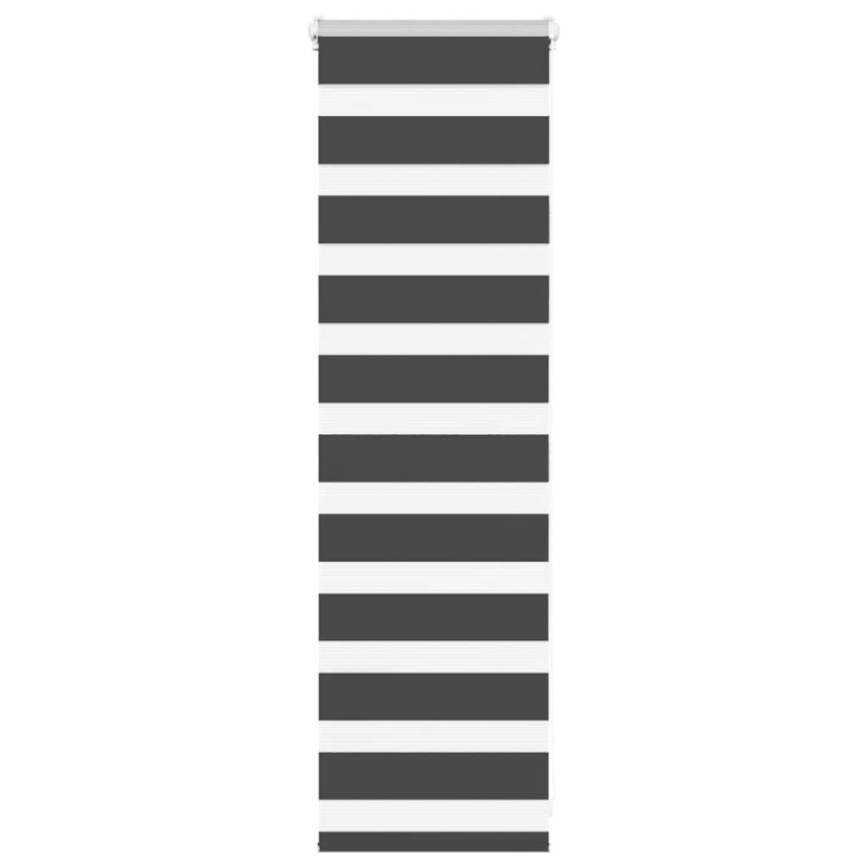 Zebrarollo Schwarz 40x100 cm Stoffbreite 35,9 cm Polyester