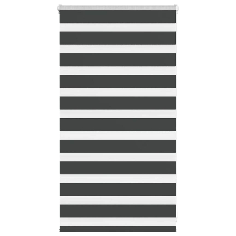 Zebrarollo Schwarz 80x100 cm Stoffbreite 75,9 cm Polyester