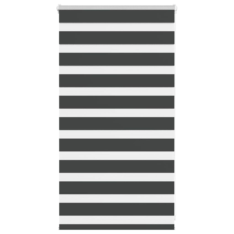 Zebrarollo Schwarz 90x100 cm Stoffbreite 85,9 cm Polyester