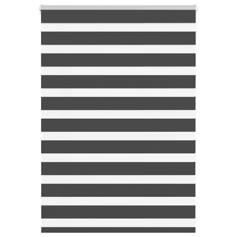 Zebrarollo Schwarz 95x100 cm Stoffbreite 90,9 cm Polyester