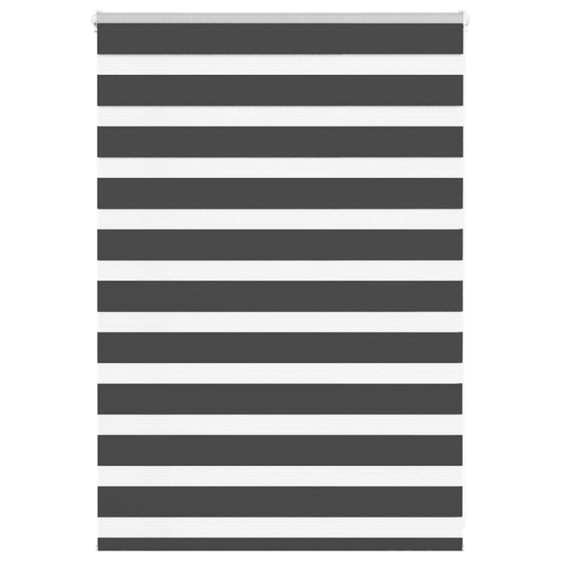 Zebrarollo Schwarz 110x100 cm Stoffbreite 105,9 cm Polyester