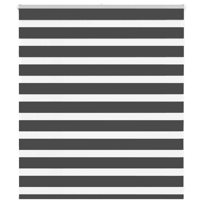 Zebrarollo Schwarz 130x100 cm Stoffbreite 125,9 cm Polyester